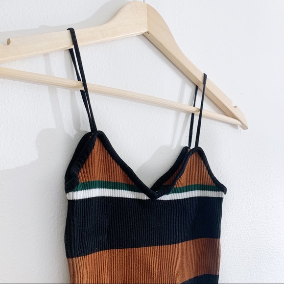 Romwe Striped Ribbed Knit Tank Top - Picture 3 of 4